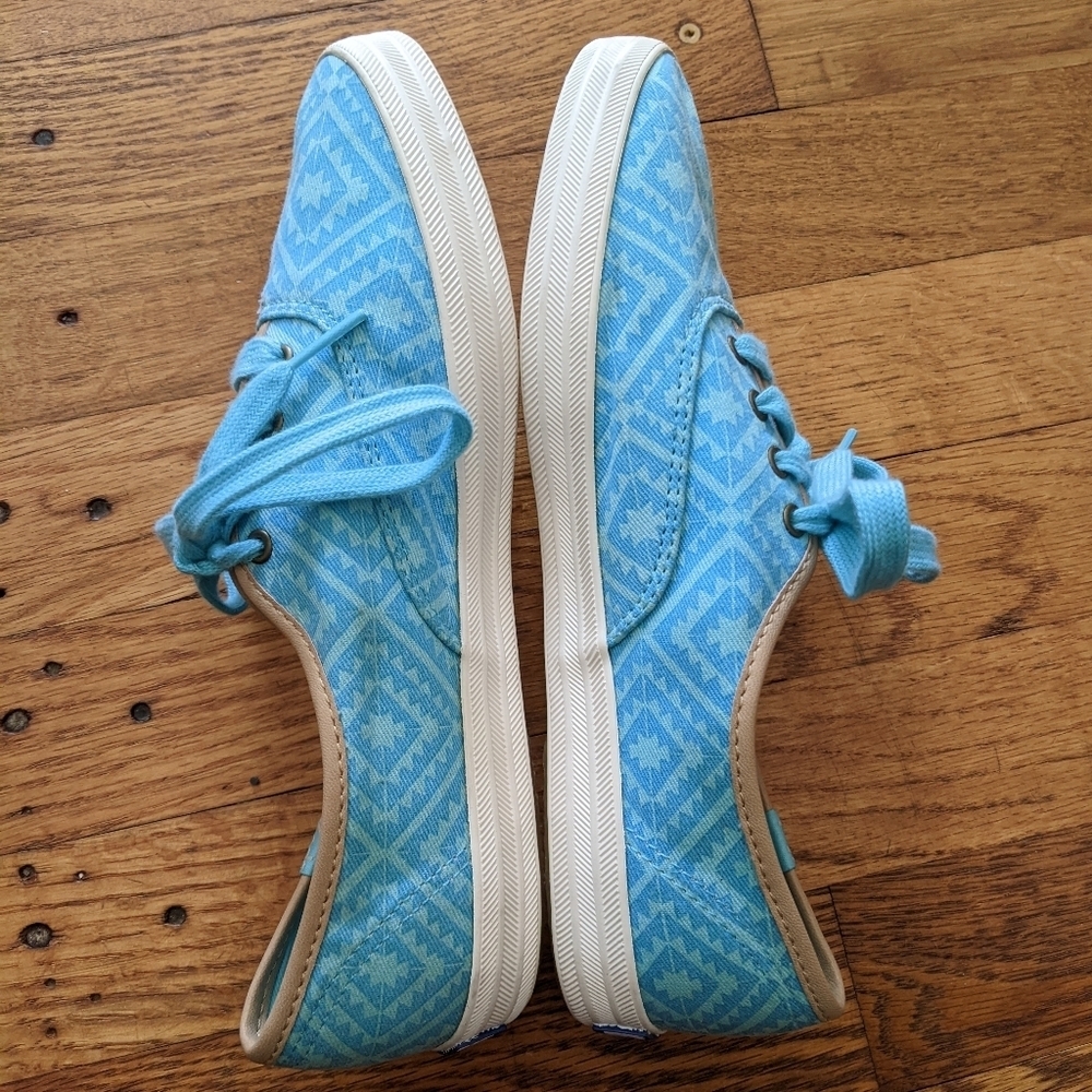 NWOT Keds Geometric Print Canvas Sneakers - Picture 4 of 6